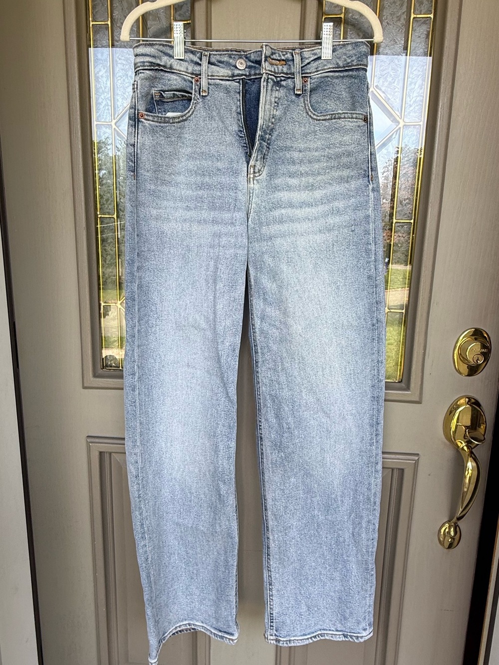 Old Navy Light Blue Wide Leg Jeans